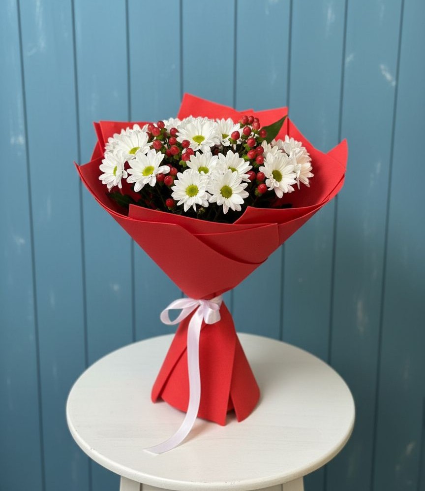 Букет цветов из: Хризантемы в Вельске