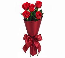 Букет 5 Красных роз Эдлесс Лав в Вельске