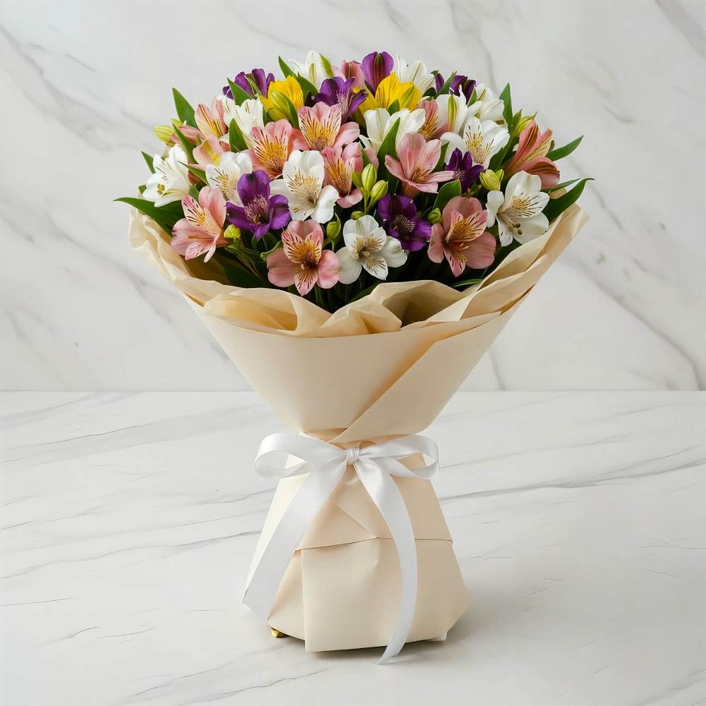 Букет цветов из: Альстромерии в Вельске