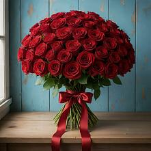 Букет Красные розы Блэк Меджик в Вельске