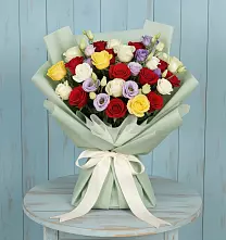 Букет цветов из:  Розы в Вельске