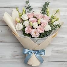 Букет цветов из:  Лизиантусы в Вельске