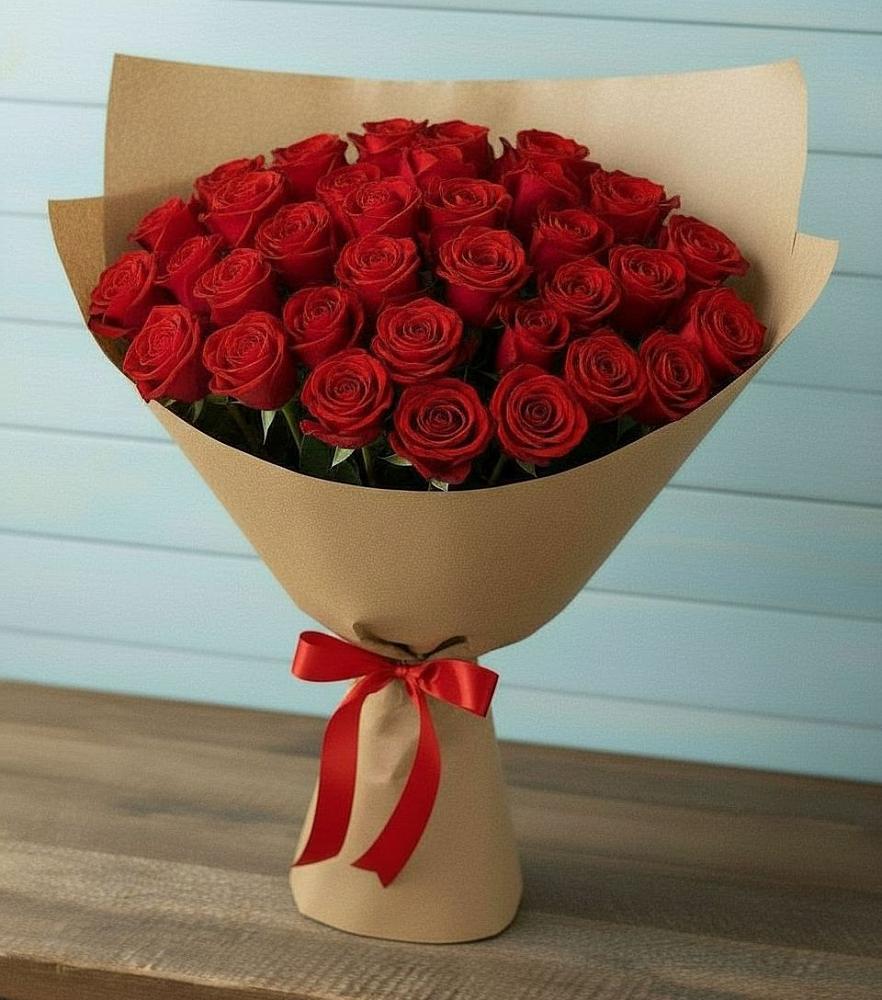 Букет Красные розы Милано в Вельске