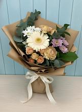 Букет цветов из:  Герберы и Хризантемы в Вельске