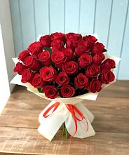 Букет 29 Красных роз в Вельске