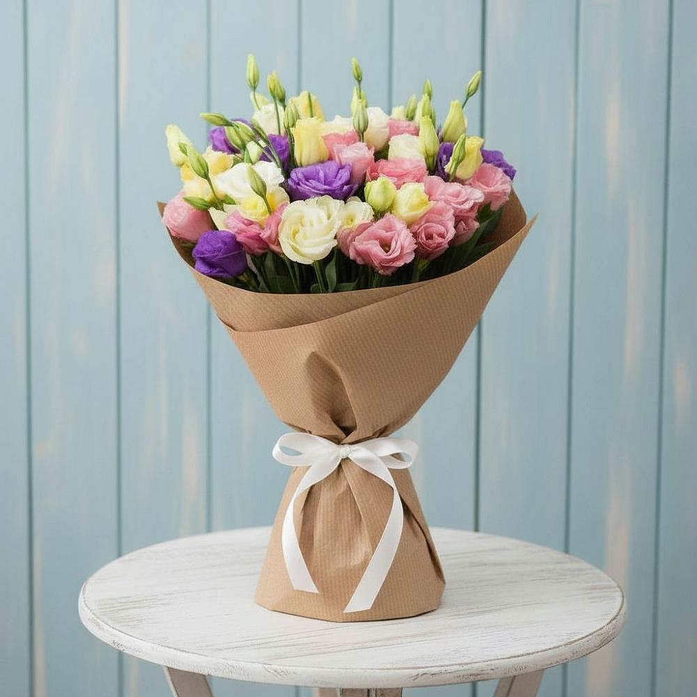 Букет цветов из: Лизиантусы в Вельске