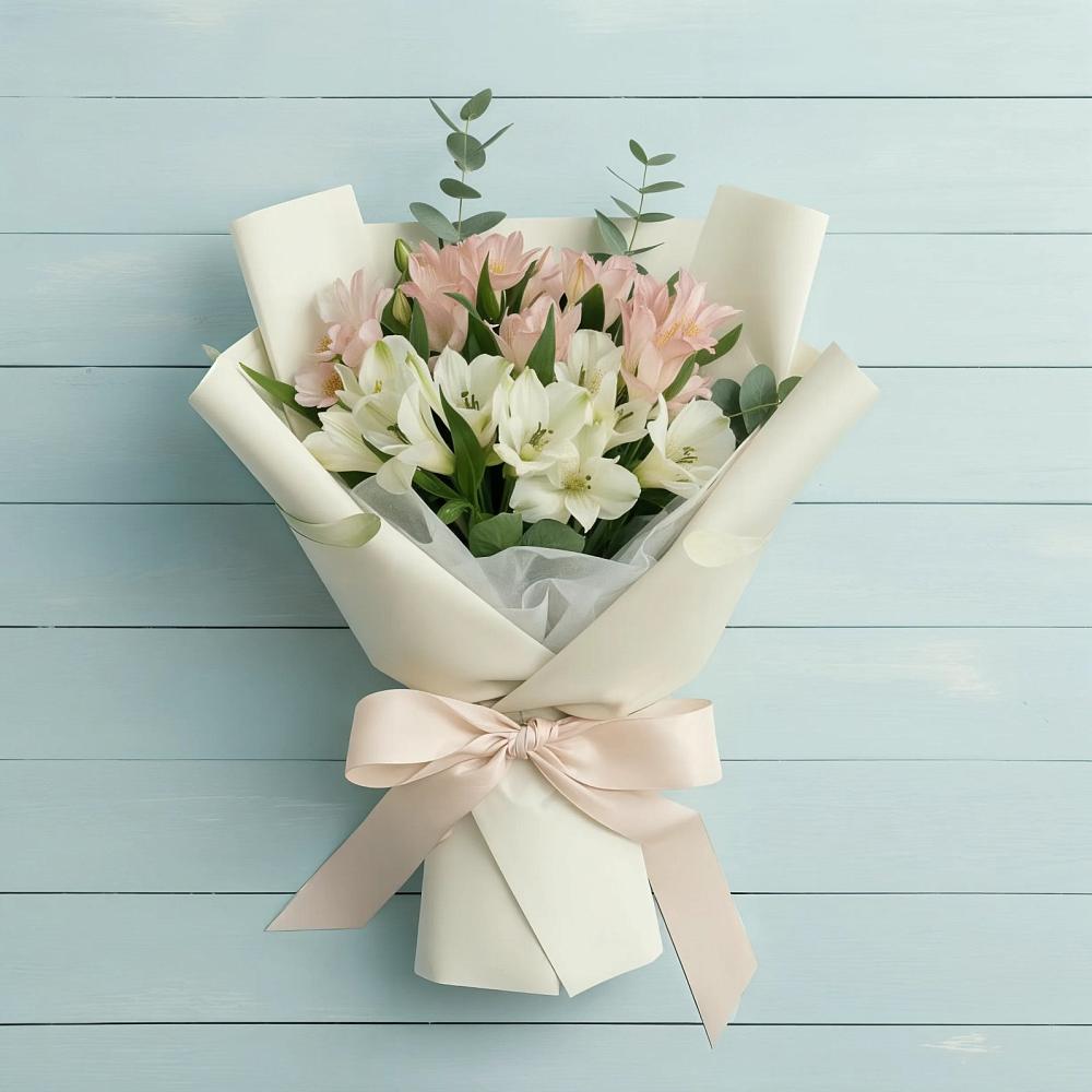Букет цветов из: Альстромерии в Вельске