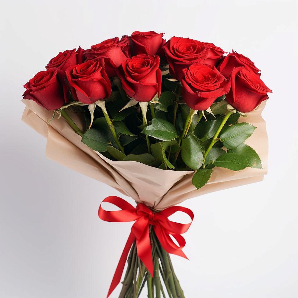 Букет 11 Красных роз Эдлесс Лав в Вельске