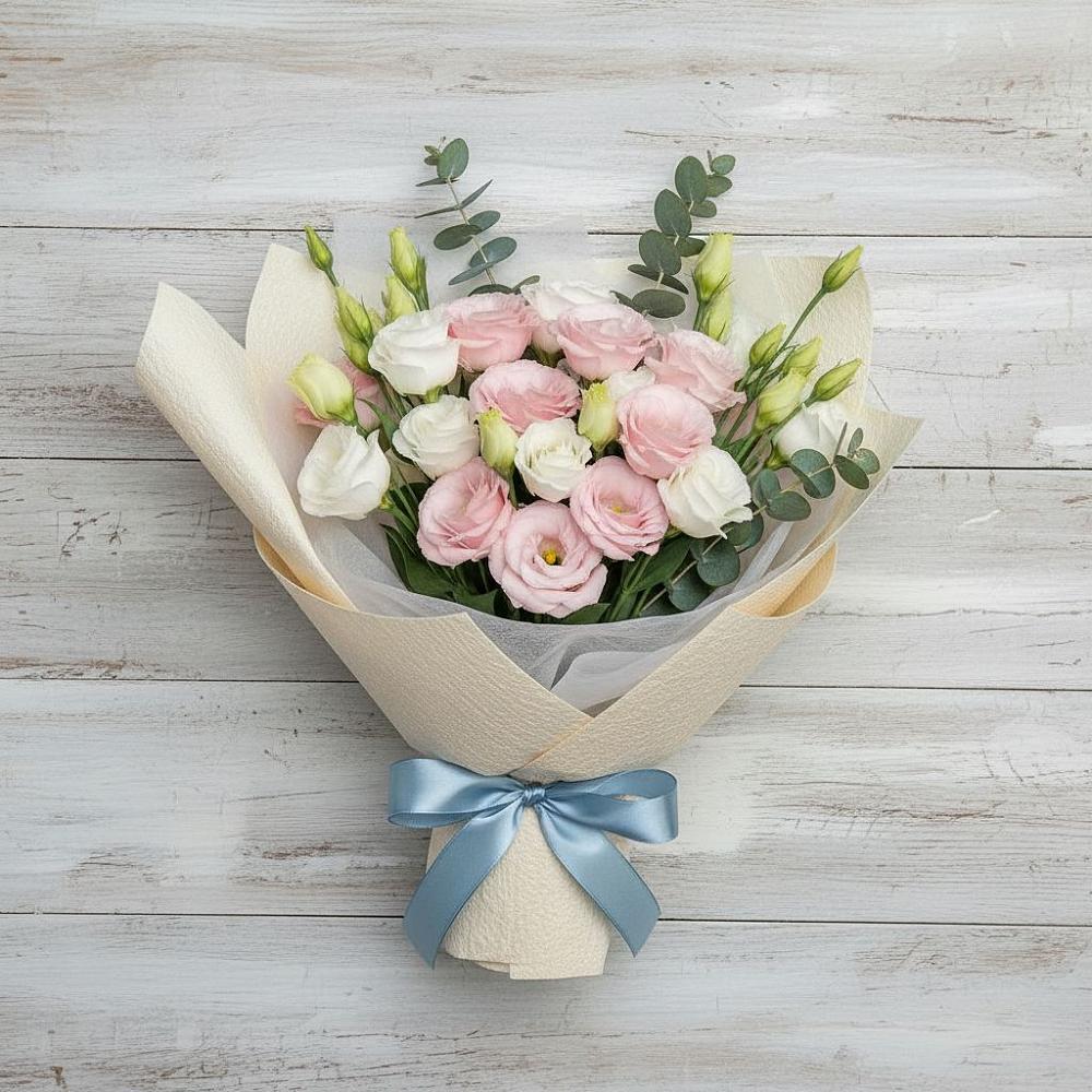 Букет цветов из: Лизиантусы в Вельске